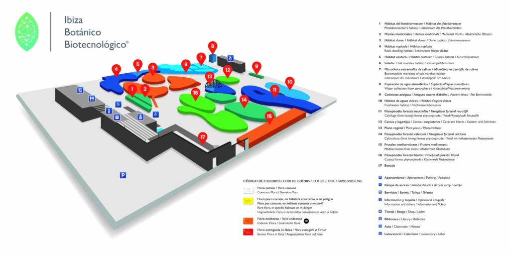 Mapa Parque Ibiza